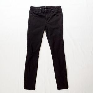 Versace 1969 Distressed Black Jeans